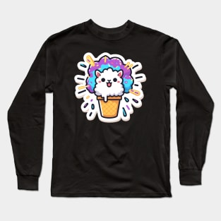 Llama in a cone Long Sleeve T-Shirt